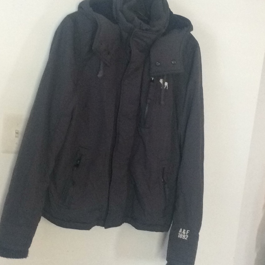 Abercrombie & Fitch Women’s Jacket W Hoodie Size L